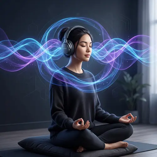 Meditative Bliss: Binaural Beats and Focus