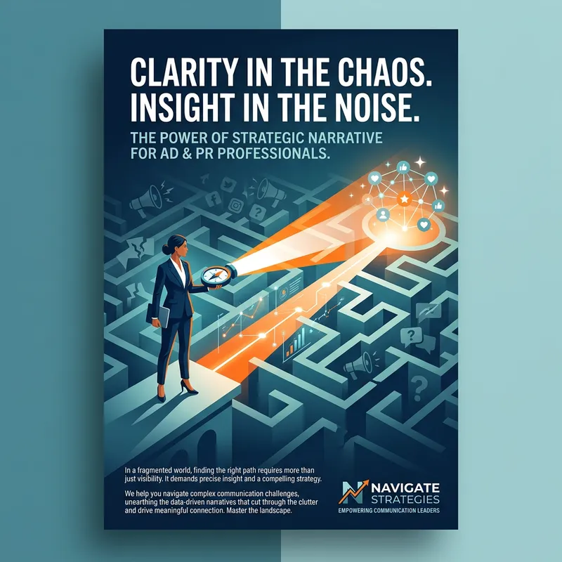 Crafting Brand Identity: Professional Poster Concept