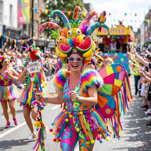 Funny and Colorful Carnival Costume