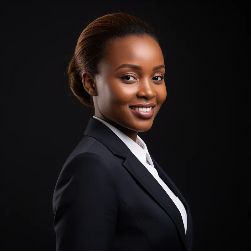 Corporate Portrait of Rwandan Businesswoman