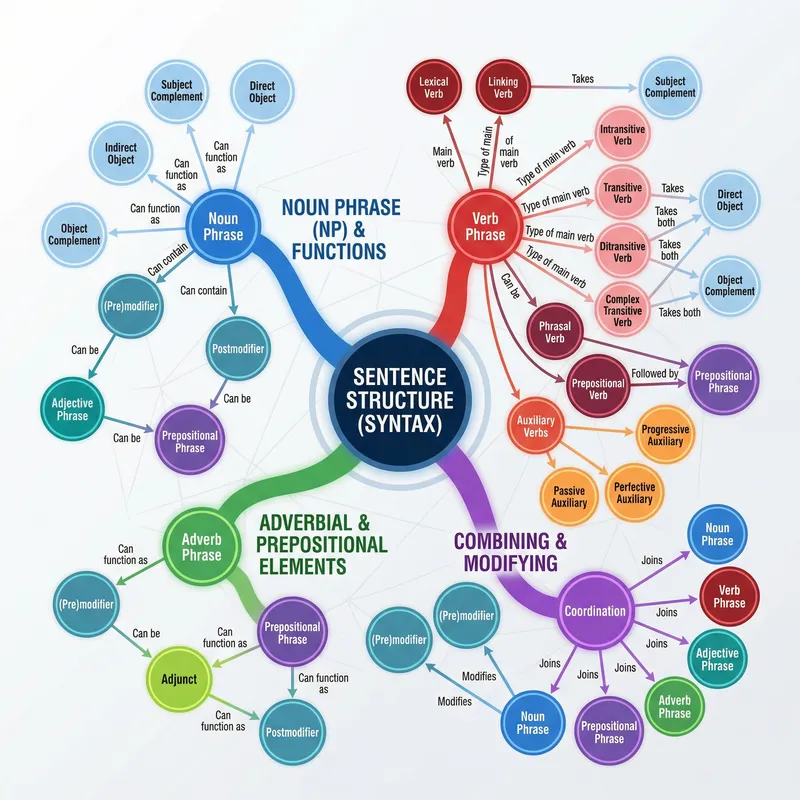Linguistic Concepts Mind Map: Comprehensive Connections
