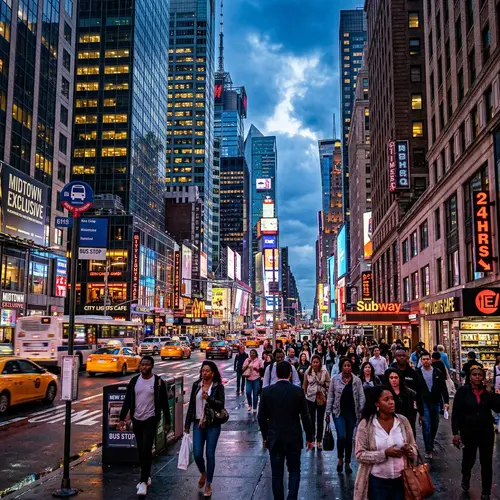 Urban Cityscape: Exploring Vibrant Streets in Photoshop