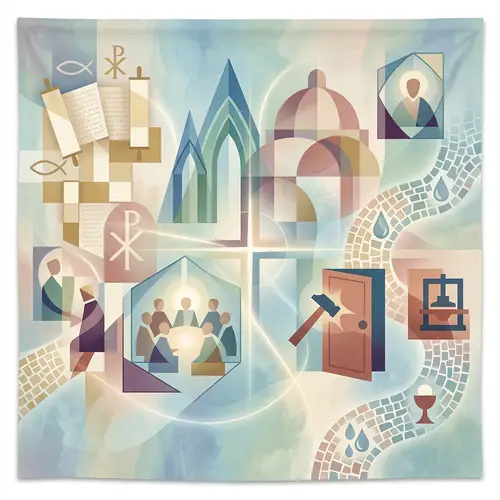 Modern Abstract Church History Representation