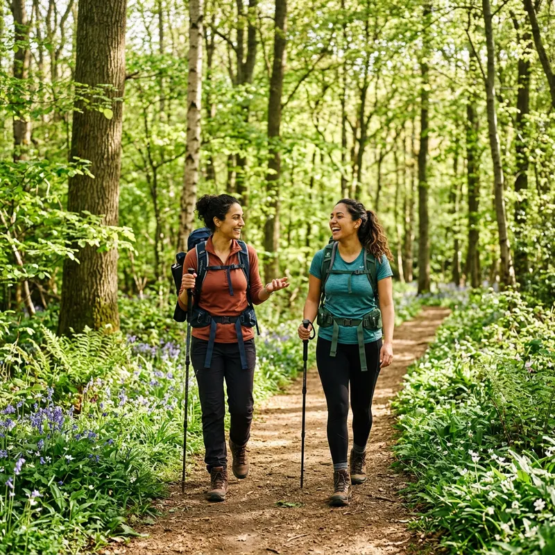 Tranquil Spring Forest Hike with Companions | Nature Beauty Tranquil Spring Forest Hike with Companions | Nature Beauty