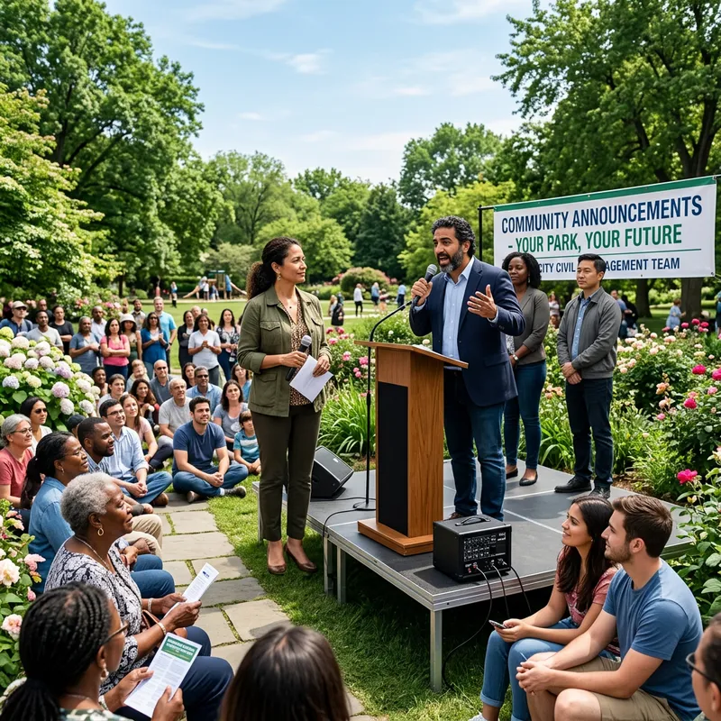 Dynamic Public Address by Diverse Civil Management Team