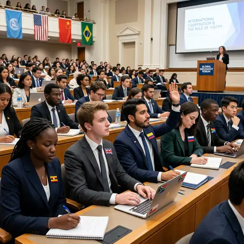 Young Russian Diplomats Engaging in Learning