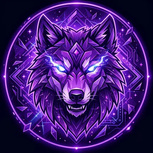 Lupine Purple Twitch Avatar Design | Gaming Channel