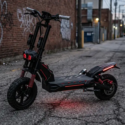 Aggressive Modified Electric Scooter for Speed