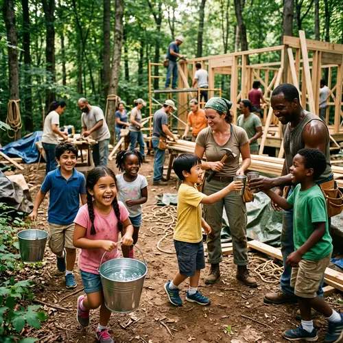 Forest Bayanihan: Children Helping Adults | Community Collaboration