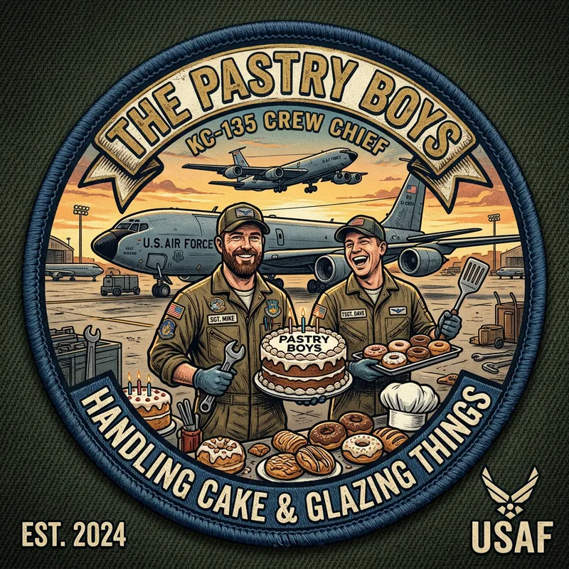The Pastry Boys KC-135 Deployment Patch Design The Pastry Boys KC-135 Deployment Patch Design