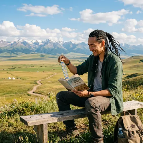 Braided Hair Man in Kazakhstan: Exploring the Vast Steppes