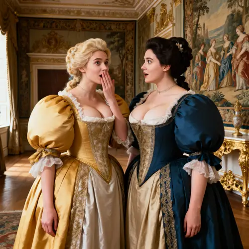 Gossiping Beauties: Marie Antoinette Inspired Fashion