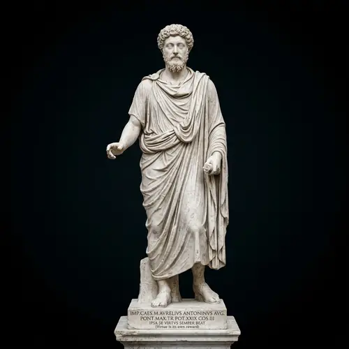 White Marble Statue of Roman Leader Inspires Awe | Website Name