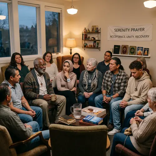 AA Meeting: Multi-Generational & Multi-Faith Unity