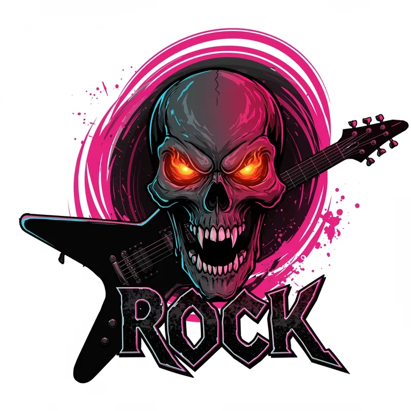 Unique Rock Band Logo Designs