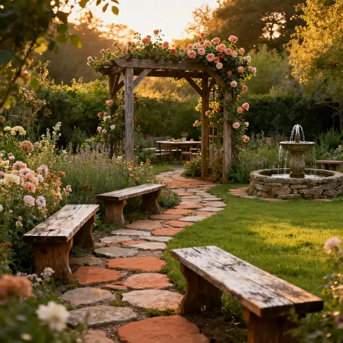Create a Rustic Garden for Guests