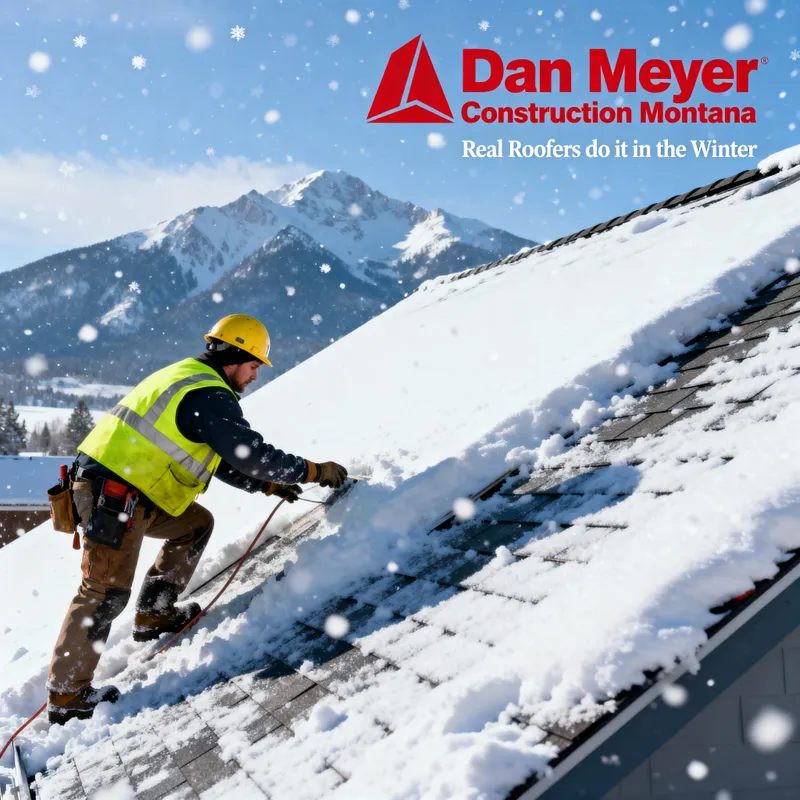 Winter Roofing Services in Montana | Dan Meyer Construction