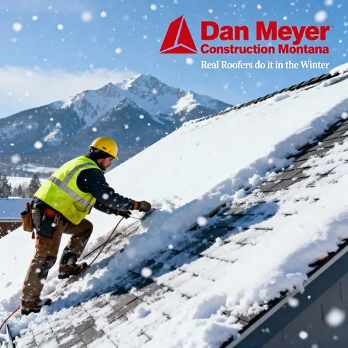 Winter Roofing Services in Montana | Dan Meyer Construction