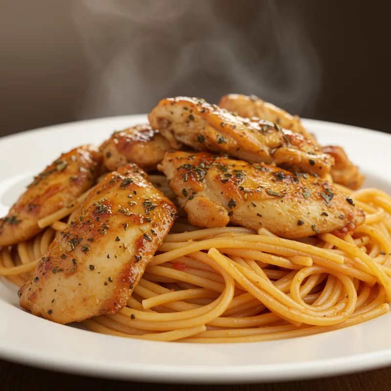Spaghetti with Chicken Recipe