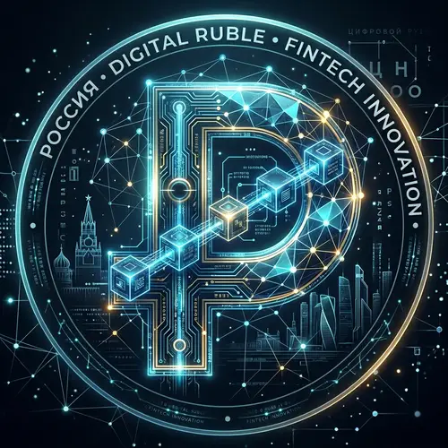 Digital Ruble Avatar Design for Cryptocurrency Channel