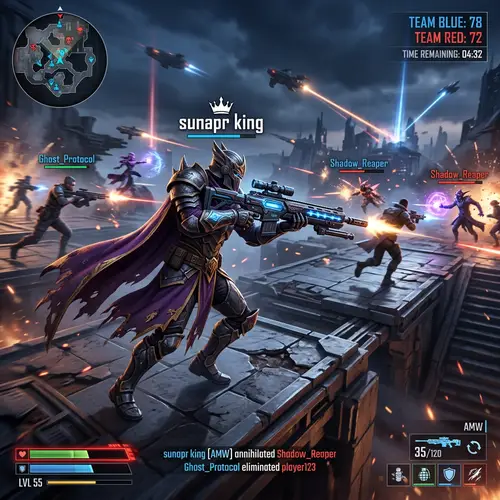 Epic Free Fire Max Gameplay: Sunapr King in Action