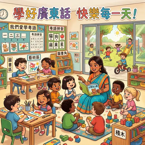Multicultural Cantonese Language Kindergarten for Creative Learning