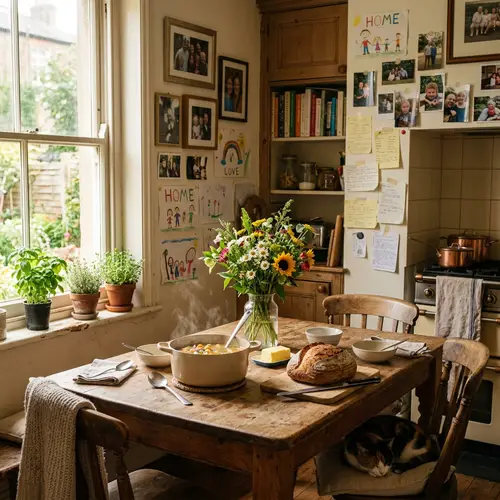 Warm Family Kitchen: Home-cooked Meals & Cherished Memories