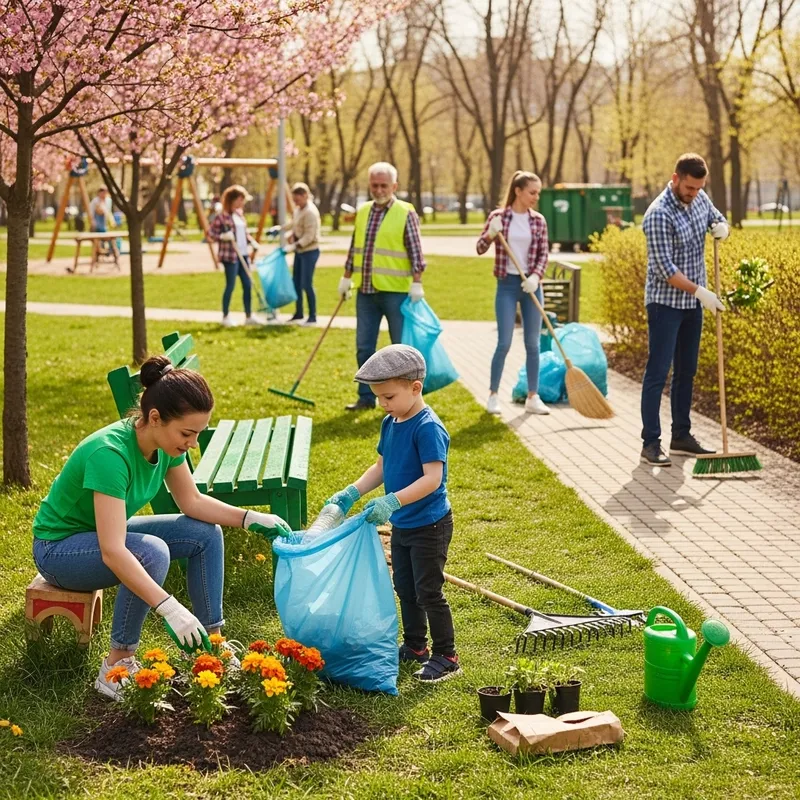 Community Cleanup Day: Volunteers in Action