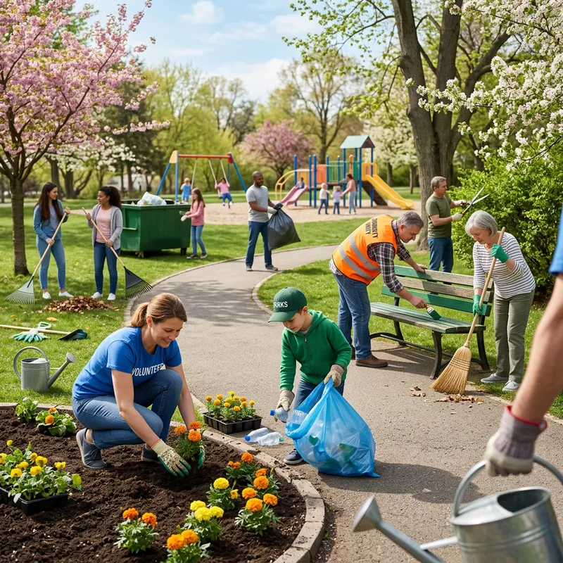 Community Cleanup Day: Volunteers in Action