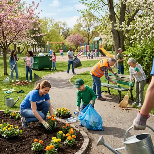 Community Cleanup Day: Volunteers in Action