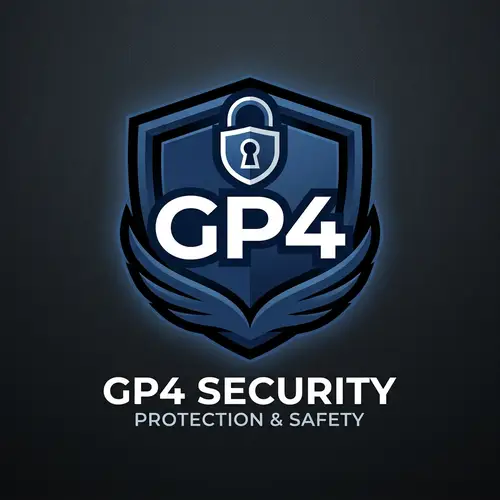 GP4 Security Logo Design - Symbolizing Protection & Safety