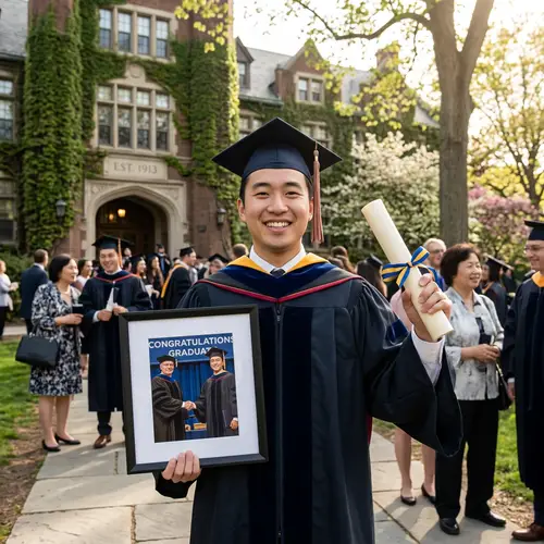 Masters Degree Graduation Photo