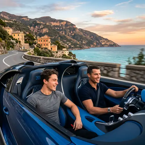 Athletic Brothers in Luxury Sports Car | 4K HD HDR Smooth Classic