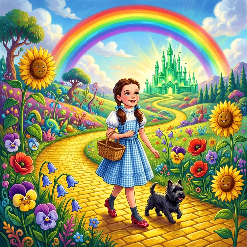 Dorothy Gale from Wizard of Oz Digital Art Dorothy Gale from Wizard of Oz Digital Art
