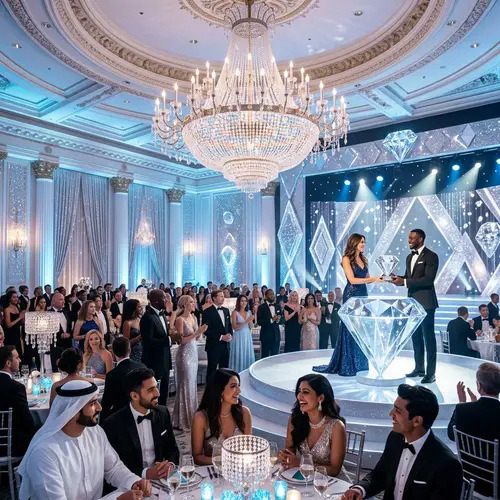 Diamond Awards Theme Design for Elegant Ceremonies
