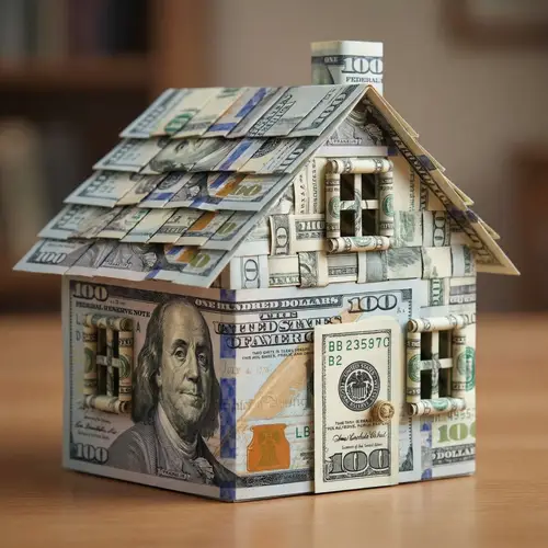 Intricate Hundred Dollar Bill House Design