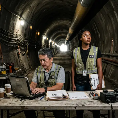 Diverse HR Team Overcoming Challenges: Strategy & Ambition