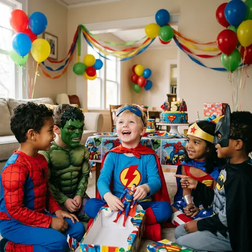 Superhero Birthday Party for a 5-Year-Old Boy
