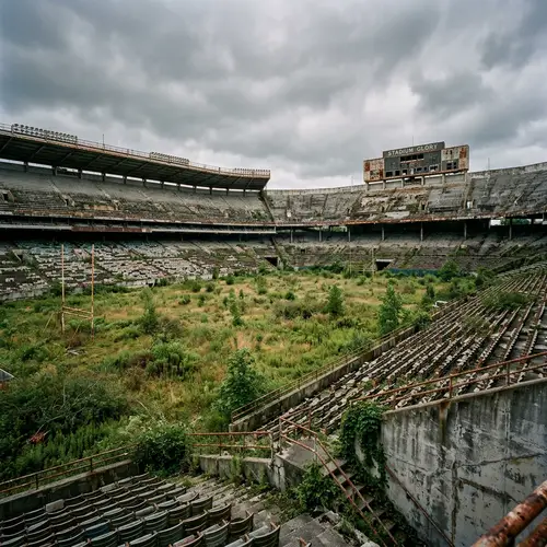 Abandoned Stadium: A Haunting Reminder of Past Glory