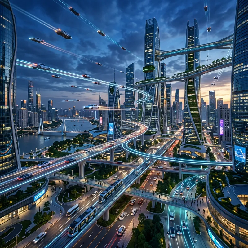 Future City: Flying Cars and Modern Roads Future City: Flying Cars and Modern Roads