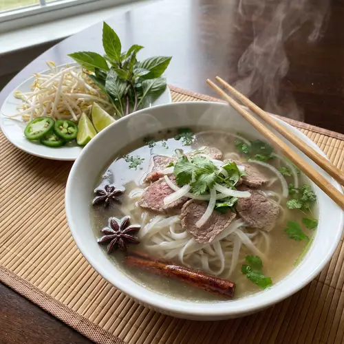 Traditional Vietnamese Phở Soup: Delicious Ingredients Revealed