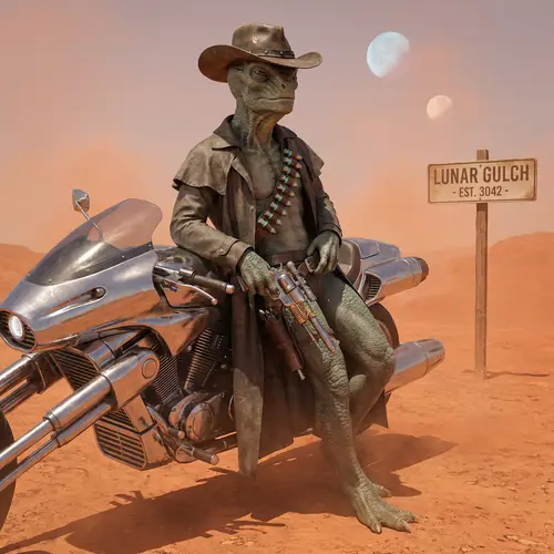 Alien Cowboy: Unleash the Galactic Wrangler