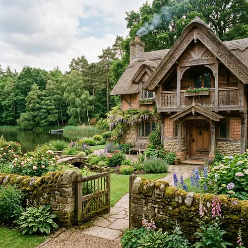 Tranquil Cottage Home Surrounded by Forest and Lake
