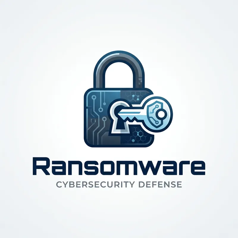 Ransomware Cybersecurity Logo Design for Facebook | Tech Security