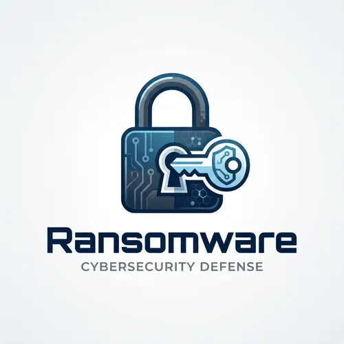 Ransomware Cybersecurity Logo Design | Protect Your Data
