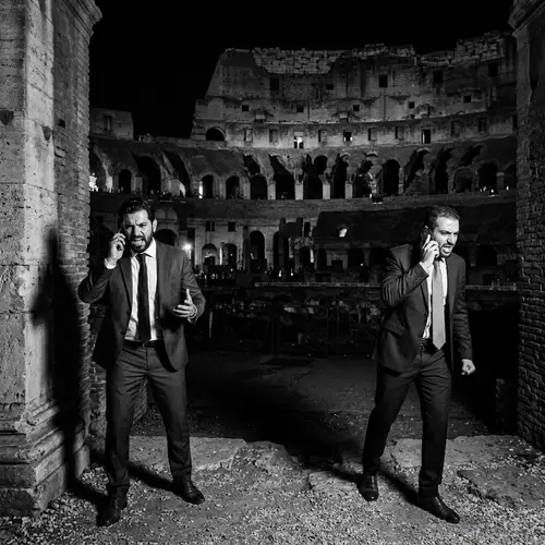 Salesmen Competition at Colosseum - Intense Sales Noir Scene