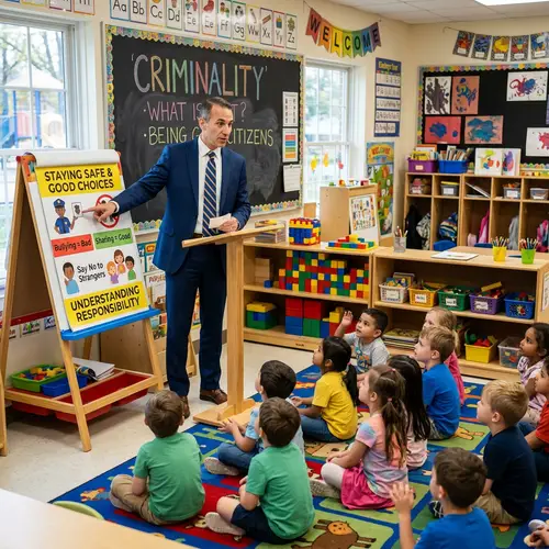 Expert Lecture on Criminality for Kindergarten Children