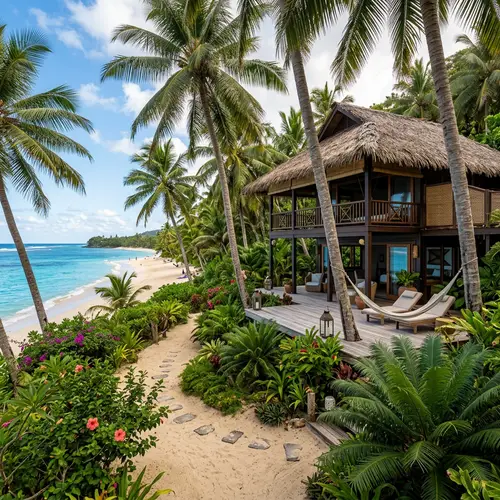 Tropical Bungalow Steps from the Beach