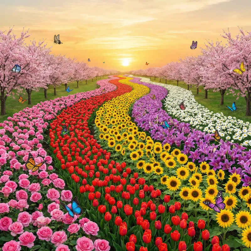 Stunning Garden Flowers in Full Bloom