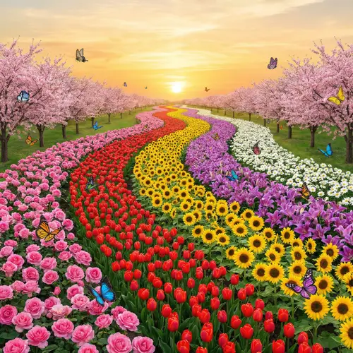 Stunning Garden Flowers in Full Bloom